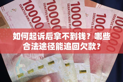 济南如何起诉后拿不到钱？哪些合法途径能追回欠款？