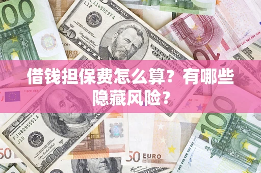 济南借钱担保费怎么算？有哪些隐藏风险？