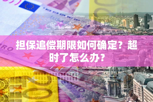 济南担保追偿期限如何确定？超时了怎么办？