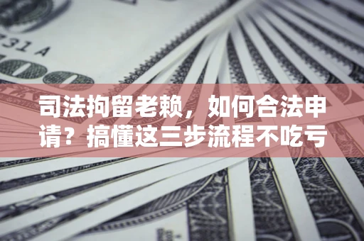 济南司法拘留老赖，如何合法申请？搞懂这三步流程不吃亏！