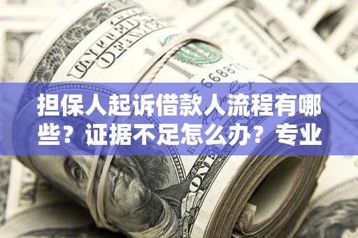济南担保人起诉借款人流程有哪些？证据不足怎么办？专业律师解答