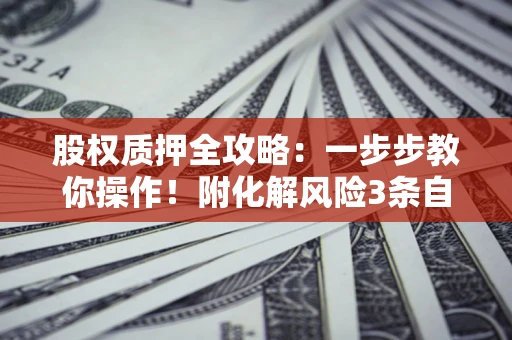 济南股权质押全攻略：一步步教你操作！附化解风险3条自救法则
