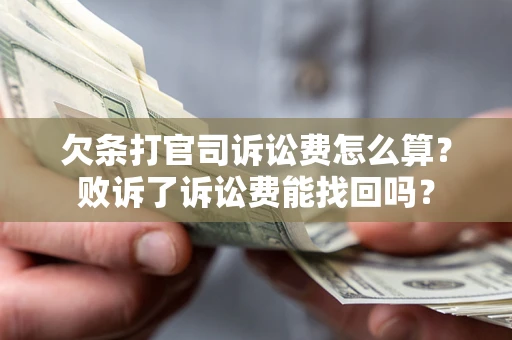 济南欠条打官司诉讼费怎么算？败诉了诉讼费能找回吗？
