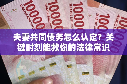 济南夫妻共同债务怎么认定？关键时刻能救你的法律常识