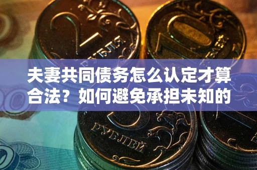 济南夫妻共同债务怎么认定才算合法？如何避免承担未知的债务风险？